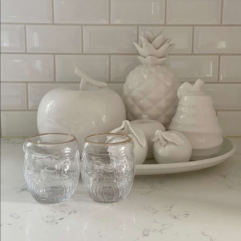 Anthropologie Santa Claus North Pole Juice Glass - Picture 3 of 15